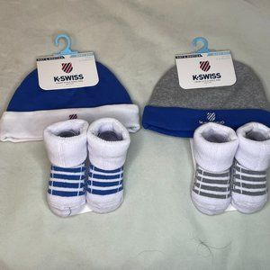 K Swiss Baby boy Hat And Booties Set Of 2